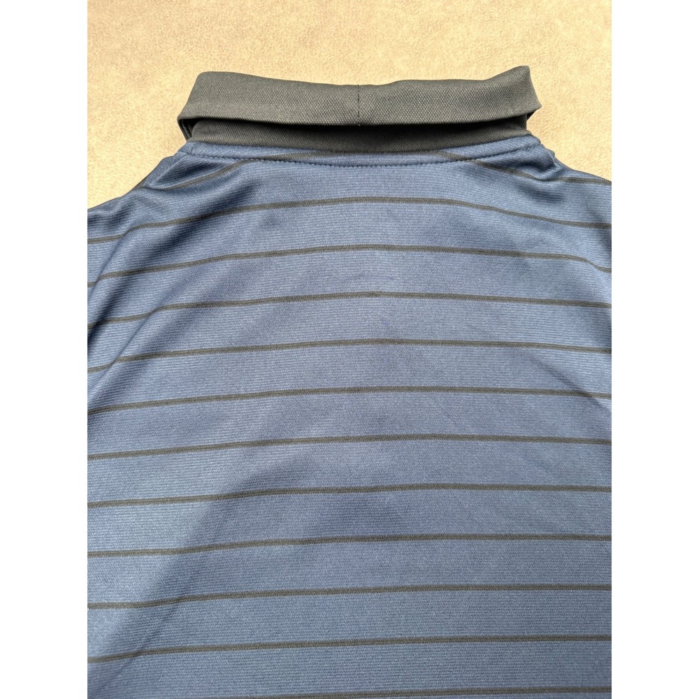 Nike Cal Bears Berkeley Dri-FIT Polo Shirt Men M Navy Stripe ACC Logo Game Day - Picture 16 of 16